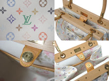 Load image into Gallery viewer, 極美品 LOUIS VUITTON ルイヴィトン モノグラムマルチカラー サテン アベリア ハンドバッグ M92936 サテン ウッド 中古 4c073977