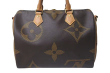Load image into Gallery viewer, 極美品 LOUIS VUITTON ルイヴィトン モノグラムジャイアント リバース スピーディバンドリエール30 ハンドバッグ M44602 ブラウン 中古 4c073979