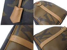 Load image into Gallery viewer, 極美品 LOUIS VUITTON ルイヴィトン モノグラムジャイアント リバース スピーディバンドリエール30 ハンドバッグ M44602 ブラウン 中古 4c073979