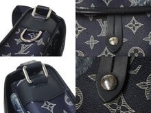 Load image into Gallery viewer, LOUIS VUITTON ルイヴィトン ショルダーバッグ サバンナPM チャップマンブラザーズ M54248 ネイビー シルバー金具 美品 中古 4c073982
