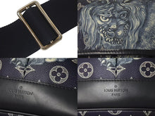 Load image into Gallery viewer, LOUIS VUITTON ルイヴィトン ショルダーバッグ サバンナPM チャップマンブラザーズ M54248 ネイビー シルバー金具 美品 中古 4c073982