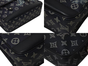 LOUIS VUITTON ルイヴィトン ショルダーバッグ サバンナPM チャップマンブラザーズ M54248 ネイビー シルバー金具 美品 中古 4c073982