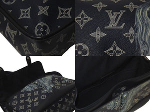 LOUIS VUITTON ルイヴィトン ショルダーバッグ サバンナPM チャップマンブラザーズ M54248 ネイビー シルバー金具 美品 中古 4c073982