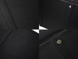 激レア HERMES エルメス ハンドバッグ バーキン50 トゴ □K刻印 ブラック シルバー金具 美品 中古 4c073985