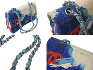 CHANEL シャネル A18987 激レア サーフライン マトラッセチェーンショルダーバッグ 中古 4c073986