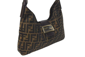 FENDI フェンディ ズッカ柄 ショルダーバッグ ズ柄ショルダーバッグ デニム レディース 265690 美品 中古 4c073989 