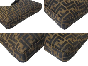 FENDI フェンディ ズッカ柄 ショルダーバッグ ズ柄ショルダーバッグ デニム レディース 265690 美品 中古 4c073989 