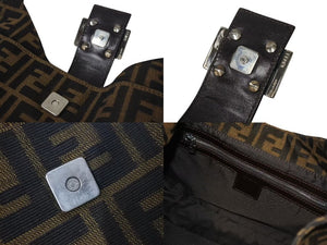 FENDI フェンディ ズッカ柄 ショルダーバッグ ズ柄ショルダーバッグ デニム レディース 265690 美品 中古 4c073989 