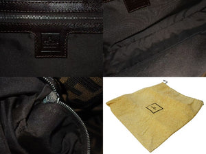 FENDI フェンディ ズッカ柄 ショルダーバッグ ズ柄ショルダーバッグ デニム レディース 265690 美品 中古 4c073989 