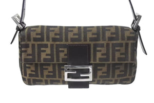 FENDI フェンディ Zucca Pattern Mamma Bucket ズッカ柄 マンマバケット ジョルダーバック 26424 美品 中古 4c073990