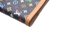 Load image into Gallery viewer, LOUIS VUITTON ルイヴィトン 手帳カバー システム手帳 アジェンダPM R20895 モノグラムマルチカラー ノワール 美品 中古 4c073993