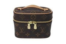 Load image into Gallery viewer, 極美品 LOUIS VUITTON ルイヴィトン ニース ナノ バニティバッグ ハンドバッグ M44936 モノグラム ブラウン 中古 4c073994