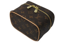 Load image into Gallery viewer, 極美品 LOUIS VUITTON ルイヴィトン ニース ナノ バニティバッグ ハンドバッグ M44936 モノグラム ブラウン 中古 4c073994