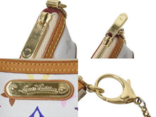 Load image into Gallery viewer, LOUIS VUITTON ルイヴィトン ポシェット ミラPM ポーチ M60098 モノグラム マルチカラー ホワイト 村上隆 ゴールド金具 美品 中古 4c073996