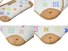 Load image into Gallery viewer, LOUIS VUITTON ルイヴィトン ポシェット ミラMM アクセサリーポーチ M60096 モノグラム マルチカラー ホワイト 美品 中古 4c073997