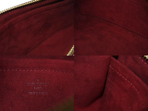 LOUIS VUITTON ルイヴィトン ポシェット ミラMM アクセサリーポーチ M60096 モノグラム マルチカラー ホワイト 美品 中古 4c073997
