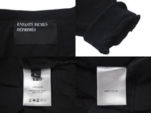 Load image into Gallery viewer, Enfants Riches Deprimes ERD プリント ロングスリーブ 長袖シャツ ブラック サイズL 美品 中古 4c074000