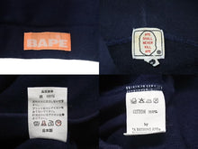 Load image into Gallery viewer, A Bathing Ape アベイシングエイプ Baby Milo Hoodie ベビーマイロパーカー サイズ S ネイビー 美品 中古 4c074018