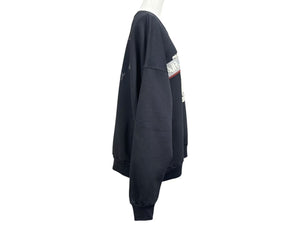 RSVP アールエスブイピー ヴィンテージ ナイキ トレーナー スウェットシャツ A1037 ブラック ホワイト レッド XL 美品 中古 4c074027