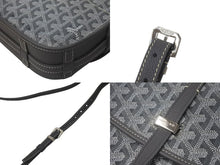 Load image into Gallery viewer, 極美品 GOYARD ゴヤール ベルヴェデーレPM バッグ ショルダーバッグ グレー PVC コーティングキャンバス レザー 中古 4c074103
