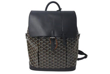 Load image into Gallery viewer, GOYARD ゴヤール アルパン バックパックMM リュック ALPIN2MMLTY01CL01P ブラック PVC レザー シルバー金具 美品 中古 4c074104