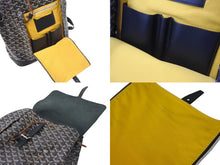 Load image into Gallery viewer, GOYARD ゴヤール アルパン バックパックMM リュック ALPIN2MMLTY01CL01P ブラック PVC レザー シルバー金具 美品 中古 4c074104