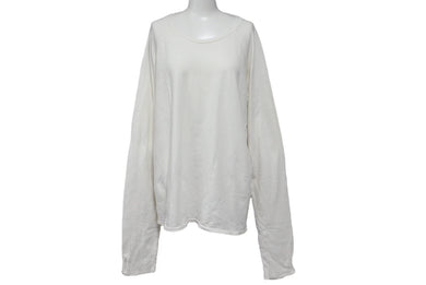 KAPITAL キャピタル RINGER 長袖 Tシャツ ロングスリーブ サイズ 4 EK-859 スマイル コットン ホワイト イエロー 白 美品 中古 4c074204