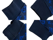 Load image into Gallery viewer, LOUIS VUITTON ルイヴィトン モノグラムジャガード スウェット トレーナー 19AW ブルー ネイビー サイズM 美品 中古 4c074107