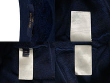 Load image into Gallery viewer, LOUIS VUITTON ルイヴィトン モノグラムジャガード スウェット トレーナー 19AW ブルー ネイビー サイズM 美品 中古 4c074107