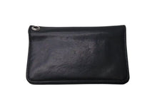 Load image into Gallery viewer, CHROME HEARTS クロムハーツ 1ジップクロスボタンレザーウォレット 二つ折り財布 レザー シルバー925 ブラック 美品 中古 4c074113
