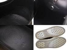 Load image into Gallery viewer, CHROME HEARTS クロムハーツ レザースリッポン サイズ41 25.5cm ダガー CHプラスパッチ カモフラ柄 カーキ 美品 中古 4c074115