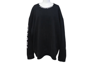 CHROME HEARTS クロムハーツ スウェットシャツ トレーナー サイズXL ネックロゴ アームプリント 新型 美品 中古 4c074119