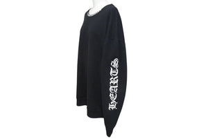 CHROME HEARTS クロムハーツ スウェットシャツ トレーナー サイズXL ネックロゴ アームプリント 新型 美品 中古 4c074119