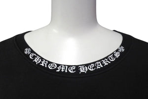 CHROME HEARTS クロムハーツ スウェットシャツ トレーナー サイズXL ネックロゴ アームプリント 新型 美品 中古 4c074119