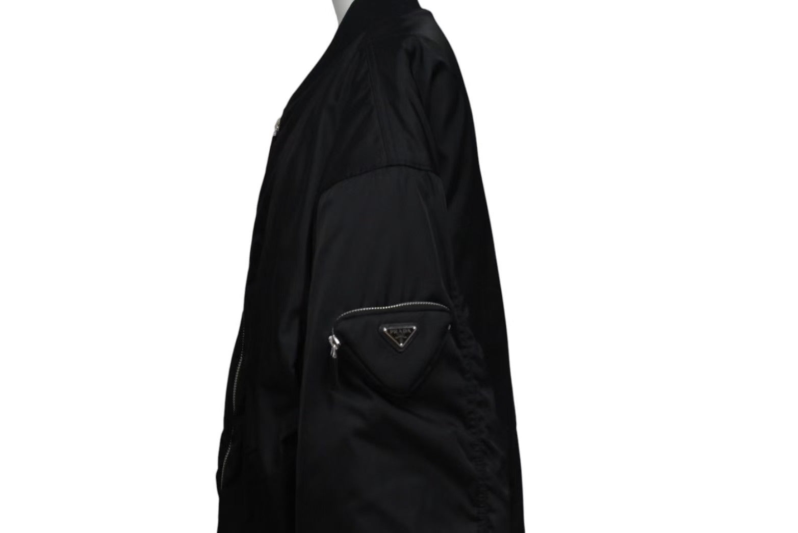 PRADA - 極美品 PRADA プラダ Zip Fastening Bomber Jacket ジップ ファスニング ボンバージャケット SGX093 サイズS リナイロン ラフシモンズ 中古 4c074129 極美品 PRADA プラダ Zip Fastening Bomber Jacket ジップ