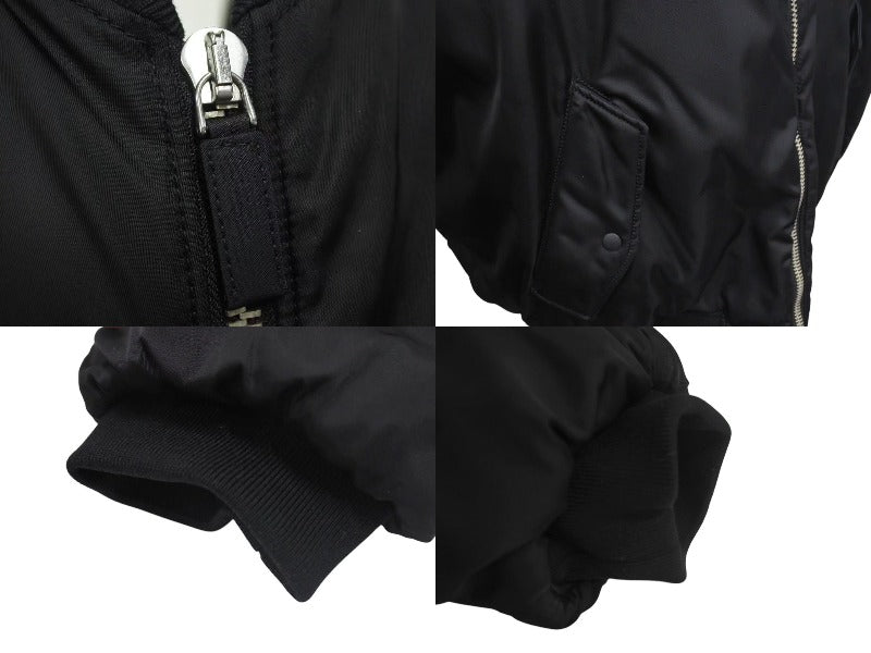 PRADA - 極美品 PRADA プラダ Zip Fastening Bomber Jacket ジップ ファスニング ボンバージャケット SGX093 サイズS リナイロン ラフシモンズ 中古 4c074129 極美品 PRADA プラダ Zip Fastening Bomber Jacket ジップ