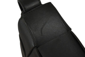 BOTTEGAVENETA ボッテガヴェネタ マキシイントレチャート カセット ショルダーバッグ B09831133V ダークグリーン 美品 中古 4c074131