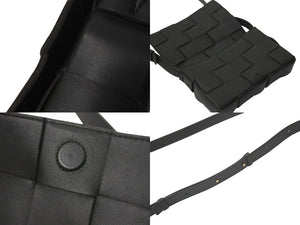 BOTTEGAVENETA ボッテガヴェネタ マキシイントレチャート カセット ショルダーバッグ B09831133V ダークグリーン 美品 中古 4c074131
