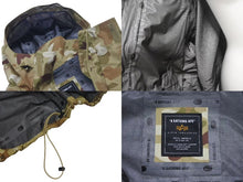 Load image into Gallery viewer, A BATHING APE × ALPHA INDUSTRIES アベイシングエイプ アルファ 20AW Ecwcs 3 Layer ジャケット カモフラ カーキ ポリエステル 001HJG731909X サイズM 美品 中古 4c074136