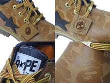 画像をギャラリービューアに読み込む, 極美品 Timberland ティンバーランド BAPE コラボ プレミアム ウォーター プルーフ チャッカ ブーツ サイズ27.0cm ベージュ 中古 4c074137 