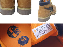 画像をギャラリービューアに読み込む, 極美品 Timberland ティンバーランド BAPE コラボ プレミアム ウォーター プルーフ チャッカ ブーツ サイズ27.0cm ベージュ 中古 4c074137 