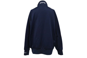 A Bathing Ape アベイシングエイプ Ape Patch Truck Jacket エイプワッペントラックジャケット サイズ M ネイビー 美品 中古 4c074141