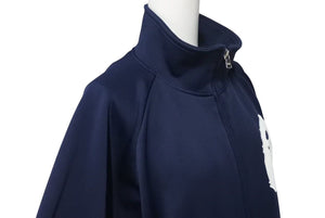 A Bathing Ape アベイシングエイプ Ape Patch Truck Jacket エイプワッペントラックジャケット サイズ M ネイビー 美品 中古 4c074141