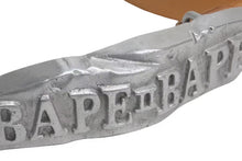 Load image into Gallery viewer, A BATHING APE アベイシングエイプ BAPE ベイプ ベルト サイズL ベージュ レザー 美品 中古 4c074143