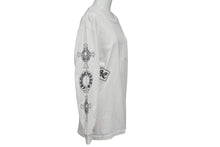Load image into Gallery viewer, CHROME HEARTS クロムハーツ フロントポケット プリント ロンT 長袖 コットン ホワイト サイズM 美品 中古 4c074145