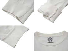 Load image into Gallery viewer, CHROME HEARTS クロムハーツ フロントポケット プリント ロンT 長袖 コットン ホワイト サイズM 美品 中古 4c074145