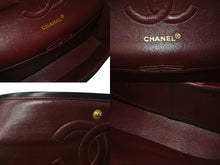 Load image into Gallery viewer, CHANEL シャネル マトラッセ25 Wフラップ Wチェーンショルダーバッグ 1番台 ラムスキン ココマーク ブラック ゴールド金具 美品 中古 4c074153