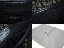 Load image into Gallery viewer, Christian Dior クリスチャンディオール Denim Trotter Saddle Bag デニムトロッターサドルバッグ ブラック 美品 中古 4c074156