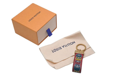 極美品 LOUIS VUITTON ルイヴィトン 山本寛斎コラボ ポルトクレ ゴラゴンヌ カブキ スティッカー チャーム MP1951 ゴールド 中古 4c074158