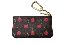 Load image into Gallery viewer, 極美品 LOUIS VUITTON ルイヴィトン モノグラム チェリー ポシェットクレ コインケース ブラウン レッド 村上隆 M95042 中古 4c074161